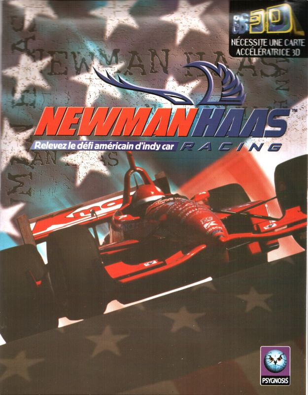 Newman Haas Racing box art for Playstation